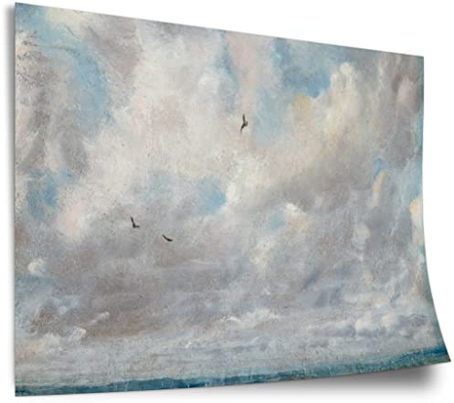Printistico Poster John Constable - Wolkenstudie 2 Kunstdruck ohne Rahmen, Wandbild - A4, A3, A2, A1, A0, XXL - Wohnzimmer, Schlafzimmer, Küche, Deko