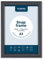 Europel leichte Klapprahmen DIN A3, Easy-Click System, Profil 25x11 mm, Farbe Graphitgrau, eloxierte Aluminium und blendfreie Schutzfolie, Außenmaß 328x451 mm, grau Polystyrol Rückseite