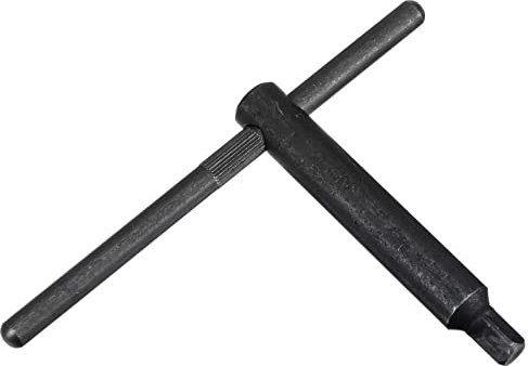 sourcing map Drehfutterschlüssel 12mm Vierkantschlüssel Schlüssel Werkzeug für CNC Fräser Gravur Fräsmaschine (L180x250mm)