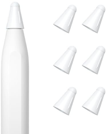 USTNIR Punte di Ricambio per Apple Pencil 1st e 2nd, Punta di Ricambio ad Alta Sensibilità e Penna di Controllo Preciso/Tips Ricambio Accessori per iPad Pencil