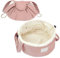 GWAWG Kordelzug Schminktasche,Kosmetikbeutel Damen Magische Kosmetiktasche Tasche Kordelzug für Frauen Mädchen (Rosa)