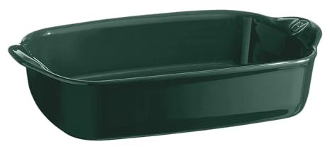 Emile Henry The Right Dish Auflaufform, mittelgroß, 36 x 23 cm, Zedernholz