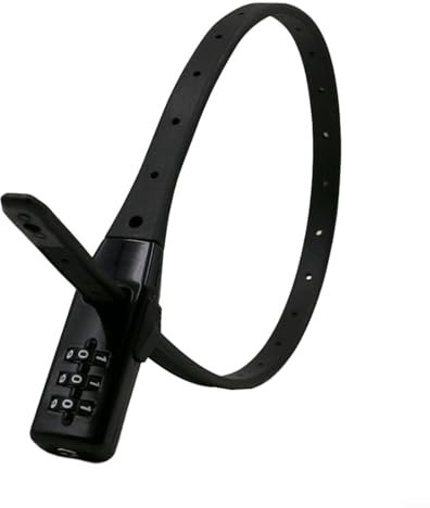 SMZhomeone Fahrradschloss Fahrrad Kabelschloss Kleines Leichtes Helmschloss Zahlenschloss Mit Kabelbinder Kabelbinder Kombinationsschloss