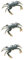 Toddmomy 3 Pièces Portunid Solide Crabe Coquilles Cage Océan Vide Décor Simulation Sable Poisson Boîte Réservoir Artisanat D'aquarium Figurine d'animal Marin Vif Modèle Animalier Plastique