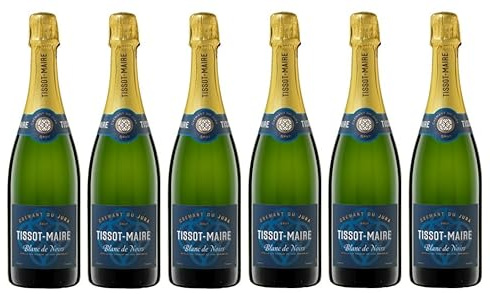 6x 0,75l - Tissot-Maire - Blanc de Noirs - brut - Crémant de Jura A.O.P. - Frankreich - Schaumwein brut