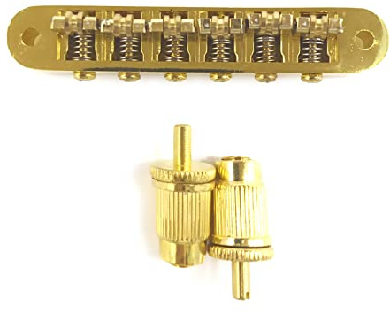 Guitar Tune-O-Matic Roller Saddle Bridge Replacement 6 String Electric Guitar Hardtail Bridge Guitar Parts Easy To Use