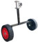 Dorccsi Accesorio de Rueda para cortadora de Hilo, Ruedas para cortadora de césped Ajustables y Antideslizantes, ángulo Flexible, Accesorios de Repuesto para de césped Que ahorran Mano de Obra, Rue
