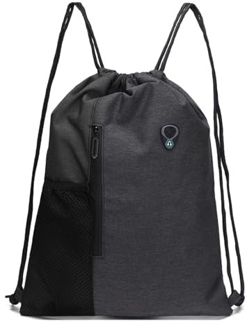 Yistoi Sacca Sportiva, Zaino con Coulisse, Gym Sack, Semplice e Alla Moda, Multistrato di Grande Capacità, Antigraffio, Inodore, Idrorepellente, Adatto per Sport All'aria Aperta, Fitness, Viaggi