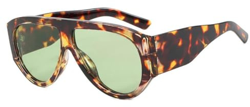 PPFVVTV Promi-Luxus-Sonnenbrille für Herren und Damen, großer Rahmen, Farbverlaufs-Sonnenbrille, coole Damen-Sonnenbrille (baohualv)