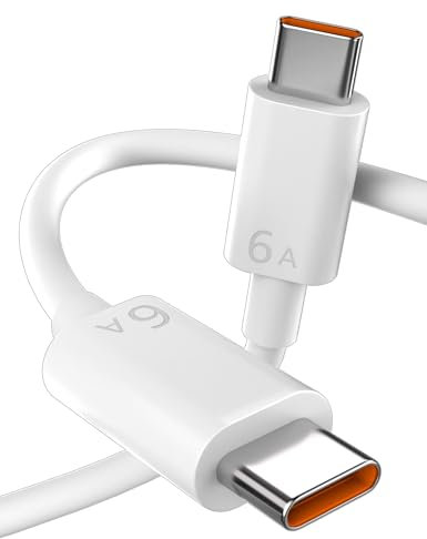 6A SuperCharge Cavo USB C per Honor 400 200 Pro, 100W 1M Cavo USB C a C Ricarica Rapida dei Dati, SuperCharge Rapida per Honor Magic6 7 Lite 7 6 5 Pro 200 Lite V3 V2 X6b X7c X8c X9c P60 Pad X8a X9 9