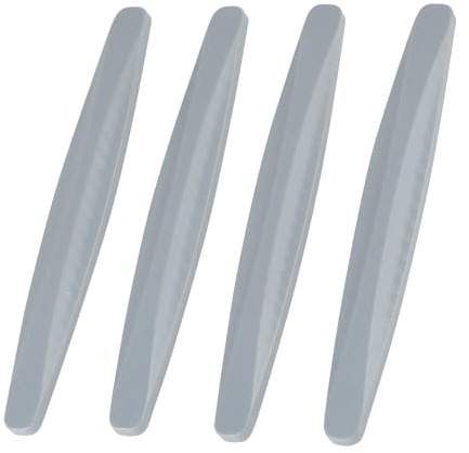 UIHRLM 4PCS Black Car Door Edge Protector - Carbon Fiber Car Door Protection Strips, Anti-Scratch & Anti-Bump Universal Auto Bumper Guard for Vehicle Door Edges, Mirrors, Bumpers Protect (Grey)