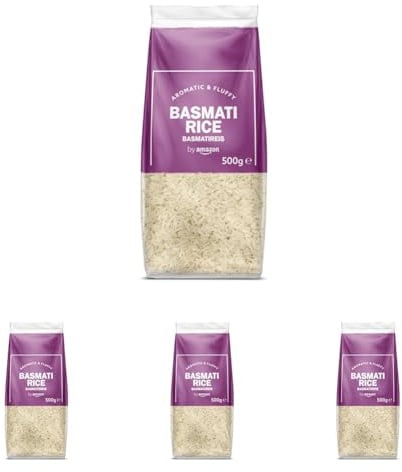 by Amazon Riz Basmati, 500g (Lot de 4)