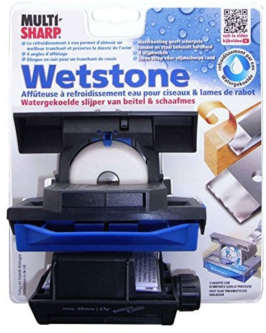 Multi-Sharp 3001 Wetstone Water-Cooled Chisel and Plane Blade Sharpener – for Sharpening 10-60mm Wide Chisel/Plane Blades and gouges