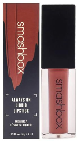 Smashbox Always On Longwear Lippenstift, matt, flüssig, langlebig, wasserdicht und nicht trocknend, 0,5 ml, Fahrersitz