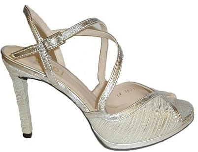 Lodi Toñi Lizmet Sandalen Silber Absatz, Silber - silber - Größe: 41 EU