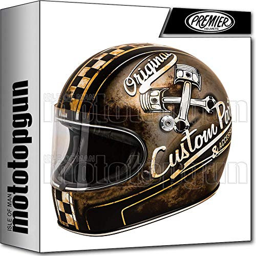 Premier HELM TROPHY OP 9 BM,OCHER/BRAUN/WEISS,XS