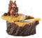 Grovind Zigaretten Aschenbecher mit Deckel Nette Harz Eichhörnchen Ashtay für Indoor und Outdoor