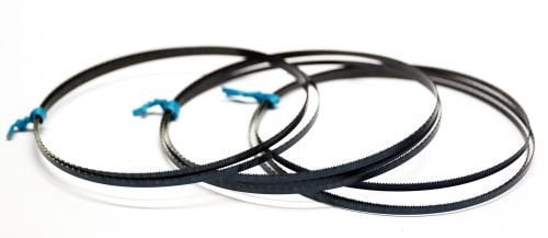 SBM - Juego de 3 hojas de sierra de cinta de acero (1085 x 6 x 0,36 mm, 14 dientes por pulgada)