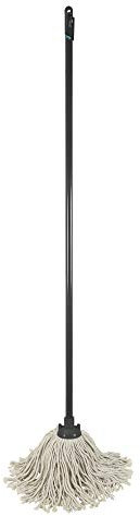 JVL Pure Cotton Traditional String Floor Mop, Grey/Turquoise