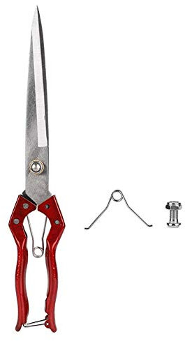 Scherschere, Ziegenpflegezubehör, 13.4 In Schaf Handschere Federschere Schere Wollschere Kniende Schere zum Schneiden von Schafen Kaninchen Pferden Haustieren Leder usw