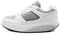 Mapleaf Hombre Mujer Adelgazar Balancin Zapatillas para Ortopedicas Plataforma Tenis Baloncesto Trabajo Running Atletico Deportivas Fitness Respirable Ligero Gimnasio Casual Gris Blanco Talla 40
