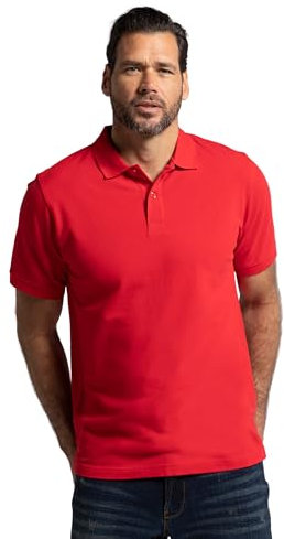 JP 1880 Herren Poloshirt, Piqué Hemd Salsa 3XL