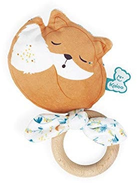 Kaloo - Fripons - Beißring Fuchs Leonard - Rassel - Baby-Spielzeug - Zahnen - 12 cm - Ab 6 Monaten, K969998