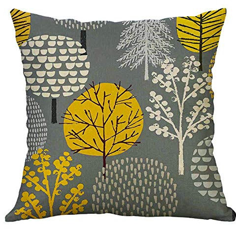 Hangood Cotton Linen Throw Pillow Case Cushion Covers Tree of Life 20 x 20 inches