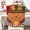 Fofetbfo Stuhlhussen für Weihnachten, Weihnachtsmann, Schneemann, Rentier, Weihnachten, Esstisch, Stuhlhussen für Weihnachten, Zuhause, Küchendekoration, 2 Stück (Rentier)