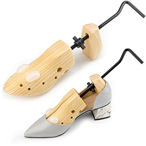 TMIL 2 Arbres De Chaussures De Civière De Chaussures De Haute Qualité, Chaussure Réglable en Bois De Pin Respectueux De l'environnement pour Femmes Hommes S'étire en Longueur Et en Largeur,M