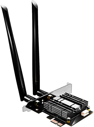GLOTRENDS AC1200 WiFi 5 PCIe Card with Low Profile Mount for Desktop PC, Intel 7265 Chip, 802.11ac, Bluetooth 4.2, Support Windows 11/10/7/Linux, No Support Mac OS/Windows XP