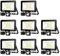 loyal 8er 20W 2000LM LED Strahler mit Bewegungsmelder, IP65 Wasserdicht LED Außenstrahler, Superhell Kalteweiß 6000K Fluter Flutlicht, LED Scheinwerfer für Garten Garage Sportplatz