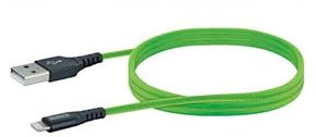 SCHWAIGER USB-Kabel 2.0 St. A->Apple Lightning 1,20m grün