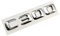 LAZIRO 3D Chrom Auto Buchstaben Kofferraum Emblem Abzeichen Aufkleber for Logo passend for Mercedes Benz C180 C200 C220 C300 C400 W204 W205 Zubehör (Color : C300)