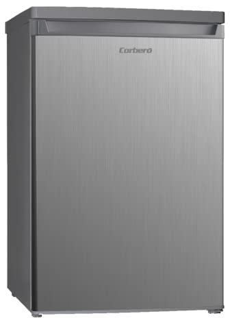 Corberó – Frigorífico 1 Puerta | CF1PH855X | 109L | Congelador Integrado | Estantes de Cristal | Crisper para Verduras | Iluminación Interior | 40 dB | Eficiencia Energética F | Inox