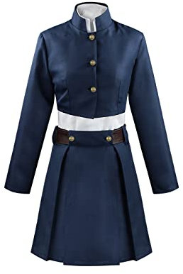 ZENAHA Kugisaki Nobara Cosplay Costume Anime Tenue Uniforme Pour Halloween Noël,Blue-XXL