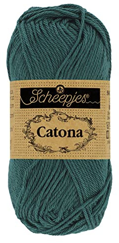 Scheepjes - Scheepjes Catona 244 Spruce Yarn - 1x10g
