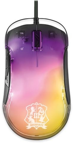 Freaks and Geeks Harry Potter Gaming-Maus, kabelgebunden, USB 2.0, LED, Hintergrundbeleuchtung, Mehrfarbig