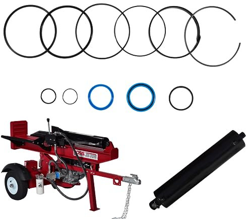 Ezbzyz Hydraulic Log Splitter Cylinder Rebuild Seal Kit for 5.0bore X 2.0 Rod Cylinde