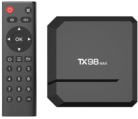 CHROX T98 Max Android 12.0 TV Box, 2GB RAM 16GB ROM Set Top Box Smart TV Box Allwinner H618 HD 4K HDR AV1 Wifi 2.4G 5.8Ghz BT 4.1 USB 2.0 Android TV Box