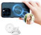 JJC Magnetic Selfie Mirror, Phone Vlog Selfie Convex Mirror für iPhone 16 15 14 13 12 Pro Max Plus,Mag-Safe Case & All Phones für Vlogging Streaming und Selfies Machen