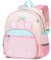Amythe Sac a Dos Maternelle Fille, Cartable Fille Maternelle Léger et Imperméable, Sac école Maternelle Personnalisé Mignon pour tout-petits 2 ans - 6ans,Rose