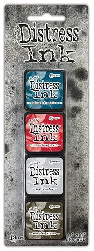 Ranger Ink - Tim Holtz - Distress Ink Pads - Mini Ink Kit - Eighteen 18 TDPK82002 January 2024 Release