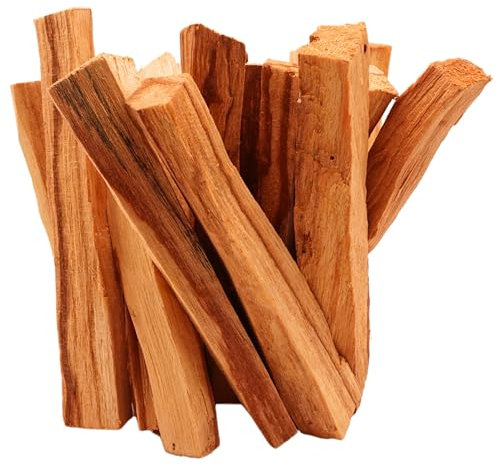 ELEVAVIDA Palo Santo 500 g feines Räucherholz aus Peru - aromatisch duftend, nachhaltig gesammelt - Palo Santo Räucherstäbchen von Hand gespalten - Bursera Graveolen - heiliges Holz