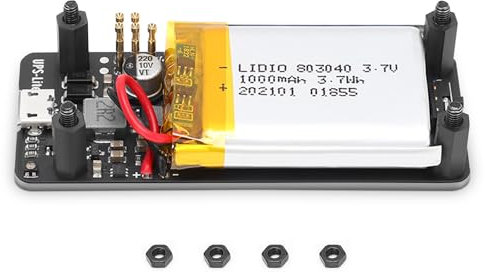 UPS Power Supply for Raspberry-Pi Zero, UPS Power Board Lite Supply Battery Pack Charger Accessory for Raspberry-Pi Zero, 400mA Charging Current, Built in 1000mAh Battery