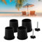 Lot de 2 bouchons de rechange pour parasol
