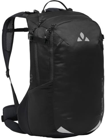 VAUDE Trailvent 15 – Mountainbike Rucksack 15L, Kompakter MTB-Rucksack mit atmungsaktivem Netzrücken, verstärktem Hüftgurt, Regenschutz und Trinksystem-Fach – ideal für kurze MTB-Touren
