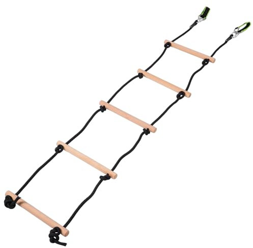 KICHOUSE 1set Boys and Girls Climbing Frame Rope Ladder for Safe and Playset for Adventure and Exploration Garden Playground