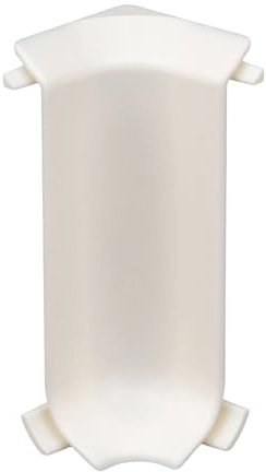 Innenwinkel Für Kunststoff Sockelleisten 12.8 x 60 mm PVC Hartschaum Weiß zum Clipsen Innenecken by PROVISTON