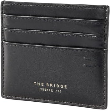 The Bridge Giulio Credit Card Holder Nero Rutenio Scuro